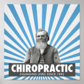 Chiropractic poster - D.D. Palmer (Voorkant)