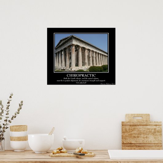 Chiropractic Poster - Greek Column/Color (Keuken)