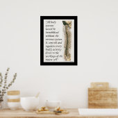 Chiropractic Quote Nervous System Poster Customize (Keuken)