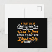 Chiropractic Spine Chiro Truly Great Chiropractor Briefkaart (Voorkant / Achterkant)