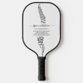 Chiropractic Spine Logo Pickleball Paddle (Voorkant)