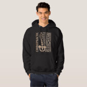 Chiropractic Spine Therapist Chiropractor Chiro Hoodie (Voorkant volledig)