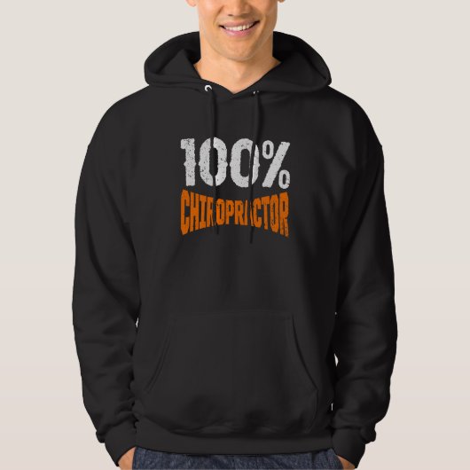 Chiropractic Spine Treatment 100 Spinal Chiropract Hoodie (Voorkant)