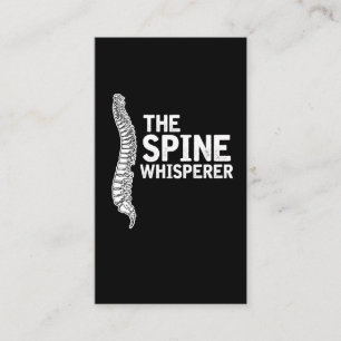 Chiropractic Spine Whisperer - Funny Chiropractor Visitekaartje