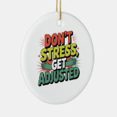 Chiropractic Stress Relief Back Adjustment Gift Keramisch Ornament (Rechts)