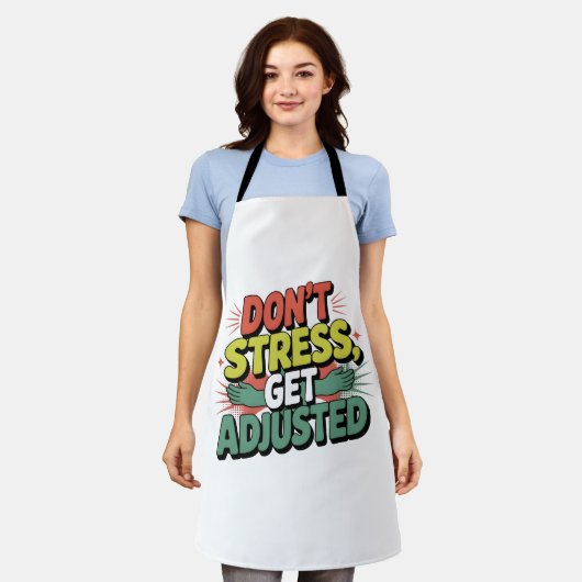 Chiropractic Stress Relief Back Adjustment Gift Schort (Gedragen)