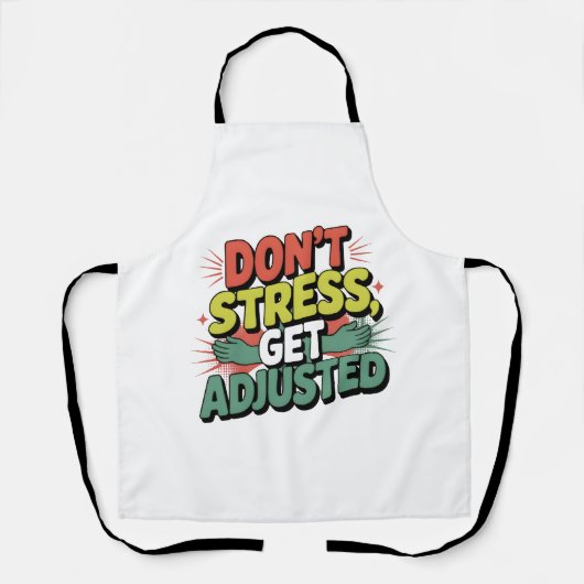 Chiropractic Stress Relief Back Adjustment Gift Schort (Voorkant)