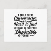 Chiropractic Truly Great Chiropractor Spine Chiro Briefkaart (Voorkant)