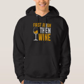 Chiropractic Wine  Chiropractor Assistant Graphic Hoodie (Voorkant)