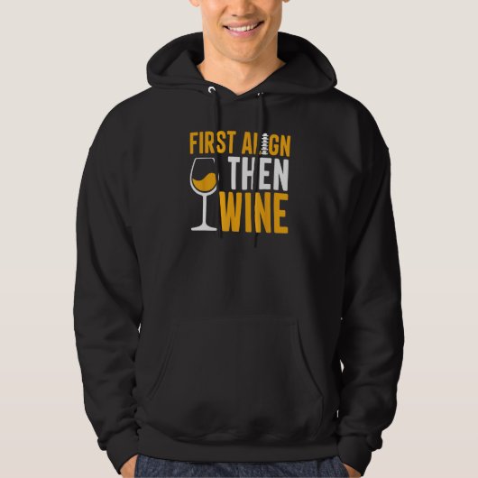 Chiropractic Wine  Chiropractor Assistant Graphic Hoodie (Voorkant)