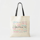 Chiropractic Words Canvas tas (Voorkant)