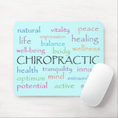 Chiropractic Words Mousepad Muismat (Met muis)
