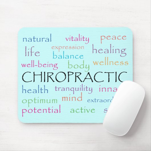 Chiropractic Words Mousepad Muismat (Met muis)
