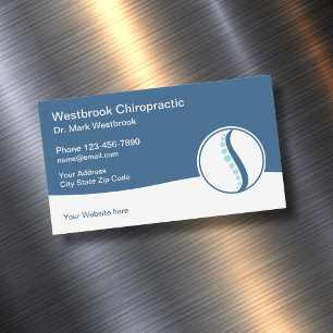 Chiropracticus Zakkaartmagneten Magnetisch Visitekaartje