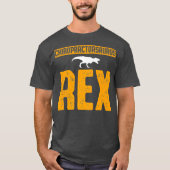 Chiropractie Assistent Spine Behandeling Grappig T-shirt (Voorkant)