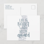 Chiropractie, Chiropractor, Chiropractie Briefkaart (Voorkant / Achterkant)