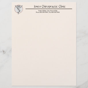 Chiropractie Chiropractor Letterhead Briefhoofd