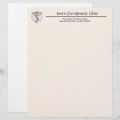 Chiropractie Chiropractor Letterhead Briefhoofd (Voorkant / Achterkant)