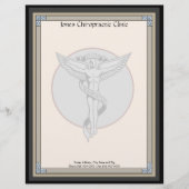 Chiropractie Chiropractor Letterhead Gepersonaliseerd Briefhoofd (Voorkant)