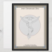 Chiropractie Chiropractor Letterhead Gepersonaliseerd Briefhoofd (Voorkant / Achterkant)
