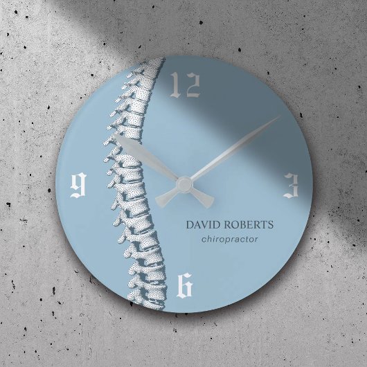 Chiropractie Chiropractor Ruggengraat Anatomie Art Ronde Klok