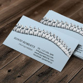 Chiropractie Chiropractor Therapist Plain Blue Afsprakenkaartje