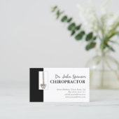 Chiropractie Chiropractor wervels Medische Kaart Visitekaartje (Staand voorkant)