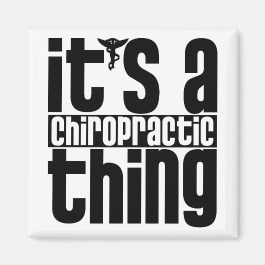 Chiropractie ding magneet (Voorkant)
