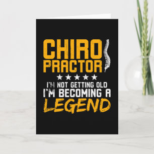Chiropractie Grappige Chiropractor Legende Kaart