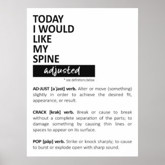 Chiropractie Poster, Chiropractie Kunst, Chiro Poster