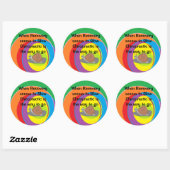 Chiropractie slak sticker (Vel)