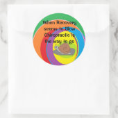 Chiropractie slak sticker (Tas)