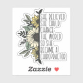 Chiropractie Sticker, Chiropractor, Chiro Student, Sticker (Vel)