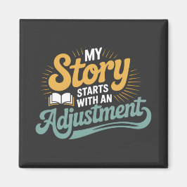 Chiropractie Student Motivatie Spine Quote Magneet