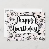 Chiropractie Verjaardag Briefkaart, Chiropractie Briefkaart (Voorkant / Achterkant)