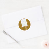 chiropractie Vertrouwd voelen?! Ronde Sticker (Envelop)