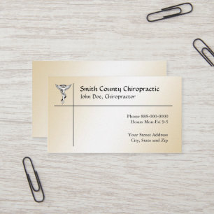 Chiropractie Visitekaartje