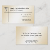 Chiropractie Visitekaartje (Voorkant / Achterkant)