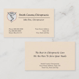 Chiropractie Visitekaartje