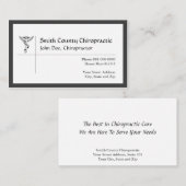 Chiropractie Visitekaartje (Voorkant / Achterkant)
