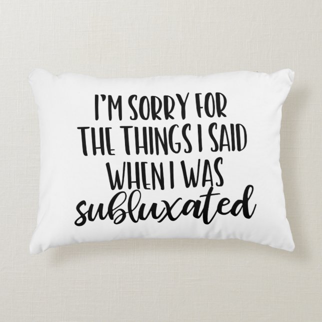 Chiropractisch Accent Kussen (Voorkant)