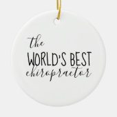 Chiropractisch, Chiropractic Gift, Chiropractic Keramisch Ornament (Voorkant)