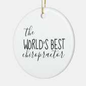 Chiropractisch, Chiropractic Gift, Chiropractic Keramisch Ornament (Links)