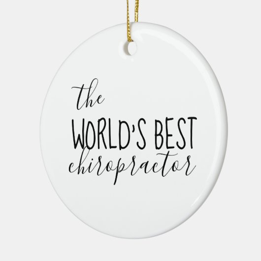 Chiropractisch, Chiropractic Gift, Chiropractic Keramisch Ornament (Links)