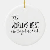 Chiropractisch, Chiropractic Gift, Chiropractic Keramisch Ornament (Achterkant)