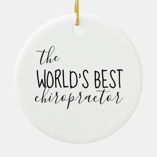 Chiropractisch, Chiropractic Gift, Chiropractic Keramisch Ornament (Achterkant)