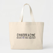 CHIROPRACTISCH GROTE TOTE BAG (Voorkant)