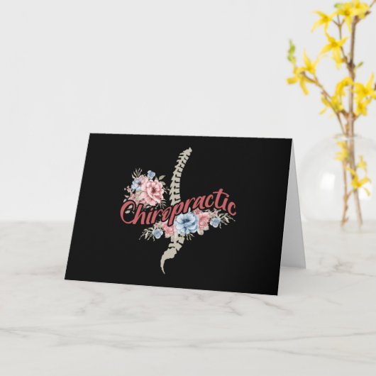 Chiropractisch Kaart (Gele Bloem)