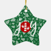 Chiropractisch kerstcollecteerbaar sieresje keramisch ornament (Achterkant)