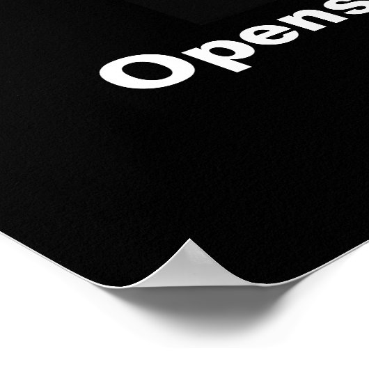 Chiropractisch Poster: Opens a World of Opportunit Poster (Hoek)